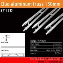 Duo Aluminum truss system, ST150D truss made of aluminium alloy produced by truss factory